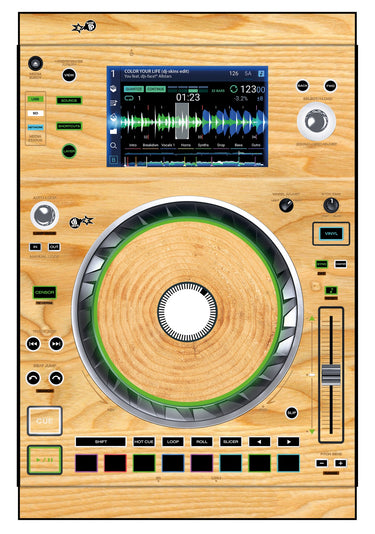Denon DJ SC 5000 Skin Woody